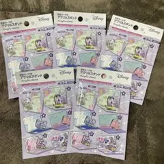 Disney 背景カード付アクリルスタンド　5セット