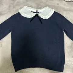 ZARA ピーターパン襟ニットセーター