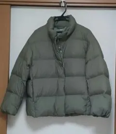 UNIQLO パウダーソフト ダウンジャケット Mサイズ オリーブ