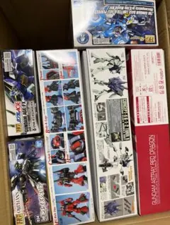 ガンプラまとめ売り　MGリックディアス　ターンX RGレッドドラゴンなどのサムネイル