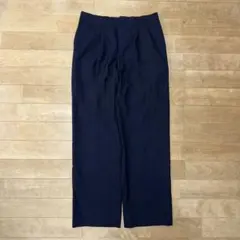 90s スラックス　ヴィンテージ　古着　ブラック　ストレート