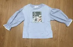 mezzo piano メゾピアノ スイーツくまトップス ロンT 120