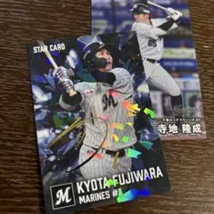 千葉ロッテマリーンズ 藤原恭大 スターカード 金箔サイン