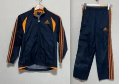 adidas キッズ上下セット CLIMAPROOF 140 ネイビー