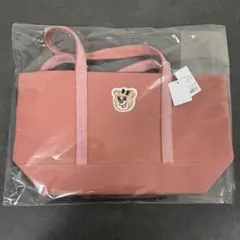 FEILER 新品未使用 オールドテディ ワッペントートバッグ ピンク 大 LL