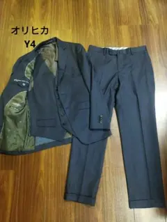 美品 オリヒカ メンズ y4 スリーピース ベスト スーツ 3点セット