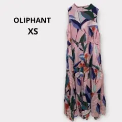 OLIPHANT フラワープリント マキシワンピース　XS