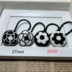 5435 くるみボタン ヘアゴム