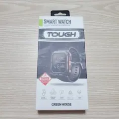 スマートウォッチ GH-SMWGA-BK TOUGH グリーンハウス GREEN