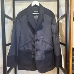 【美品】Desigual　デシグアル　テーラードジャケット　ヘリンボーン　裏地柄 Desigual（デシグアル） ジャケット テーラードジャケット フラワー