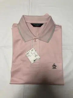 未使用タグ付 マンシングウェア 長袖ポロシャツ ピンクサイズ3L ゴルフ