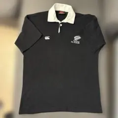 90’s Canterbury カンタベリーオールブラックス ラガーシャツ Mのサムネイル