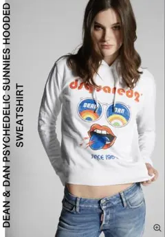 DSQUARED2 ディースクエアード　パーカー　XS ブラック　可愛い
