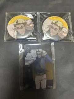 アニメーション呪術廻戦展 七海建人 缶バッジ クリアカード 3点セット 渋谷事変