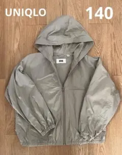UNIQLO ユニクロ 140 ジャンパー 薄手 アウター ブルゾン デビロック