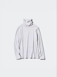 ア*ー様 ユニクロ　ヒートテックフリースタートルネックＴ　グレー　X L