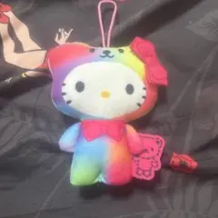 希少激レア　ハローキティ　ぬいぐるみ　ユニコーン　レインボー　ウイングピース 希少激レア ハローキティ ぬいぐるみ ユニコーン レインボー