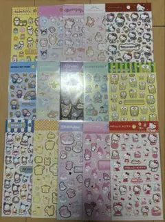 キャンドゥ サンリオ 箔押しシール 15枚セット