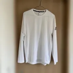 く adidas プライムグリーン 長袖Tシャツ M ホワイト