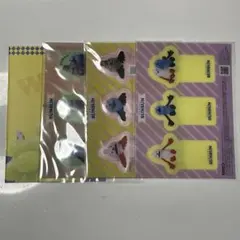 セブンイレブン パペットスンスン A5ノート ブックマーカー 全4種セット