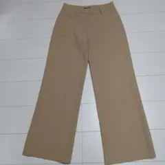 theory ベージュ ワイドパンツ サマーウール