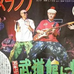 爆風スランプ　TSUZUMI　舘ひろし　8/12中日スポーツのサムネイル