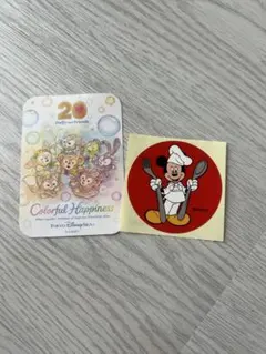 東京ディズニーシー 20周年 シールセット