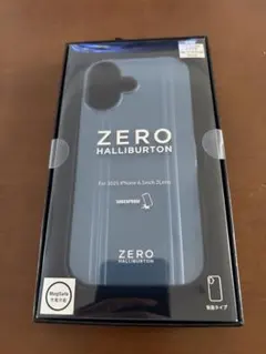 ゼロハリバートン iPhone17用ケース STEEL BLUE
