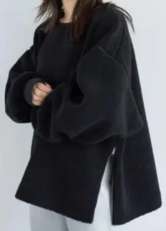 セール！大幅値下げ！ungrid サイドジップボアトップス