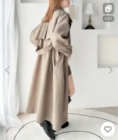 classicalelf ステンカラーコート