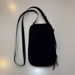 美品　多機能　オーガナイザー ショルダー　バッグ ブラックのサムネイル
