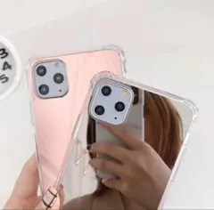 iPhone11 ケース スマホケース ミラー スマホカバー 鏡面 クリア