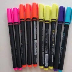 【未使用品】蛍コート80 蛍光ペン 5色 10本セット