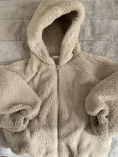 Lycée mine フリースジャケット 110cm ベージュ