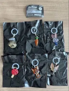 ズートピア めじるしアクセサリー カプセルトイ 全6種 コンプリートセット