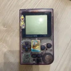 ま*。様 【ジャンク品】ゲームボーイポケット クリアパープル MGB-001
