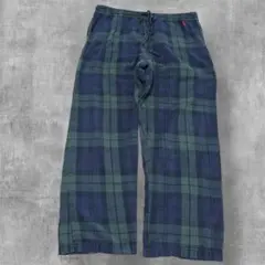 POLO RALPH LAUREN ブラックウォッチイージーパンツパジャマパンツ