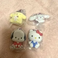 サンリオキャラクターズ　ふわふわフロッキーマスコット　セミコンプ