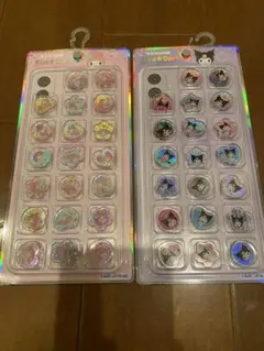 正規品サンリオ クロミ、マイメロのおはじきシール