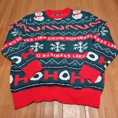 H&M　エイチアンドエム　クリスマスニット　M 170