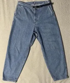 ノースフェイス パープルレーベル デニム ワイド テーパード パンツ