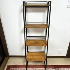 値下げ】IKEA ブラックメッシュ4段スチールラック - メルカリ