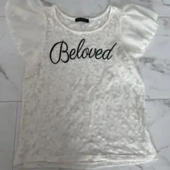 INGNI 花柄 袖フリル トップス