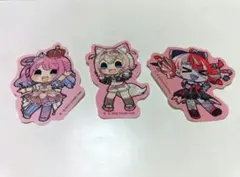 【値下げ】ホロライブシティ ダイカットステッカー セット ルーナ モココ オリー