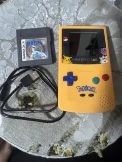 ゲームボーイカラー イエロー ポケットモンスターカラーポケモン銀付属