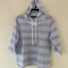 Hush Puppies ストライプ柄 フード付き M