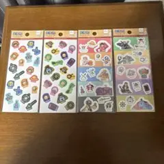 ダイソー ONE PIECE コラボ シートシール 4枚セット
