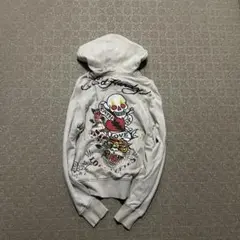Ed Hardy Y2K darkwear logo zip foodie 平成のサムネイル
