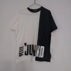 JUNKO KOSHINO バイカラープリントTシャツ Mのサムネイル