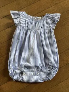 バースデイ　POLO baby ストライプ ロンパース 80